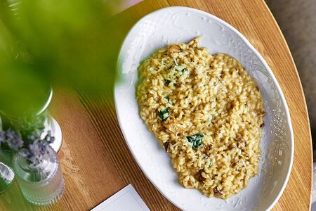 Ризотто с белыми грибами