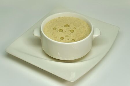 Постный суп-пюре из белых грибов 