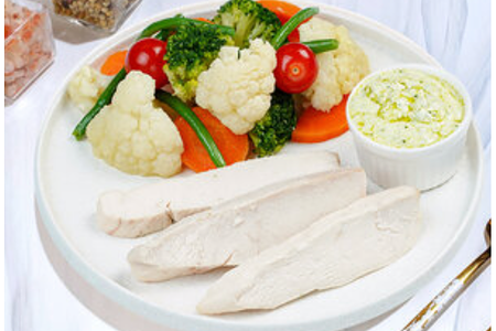 Курица су-вид с овощами