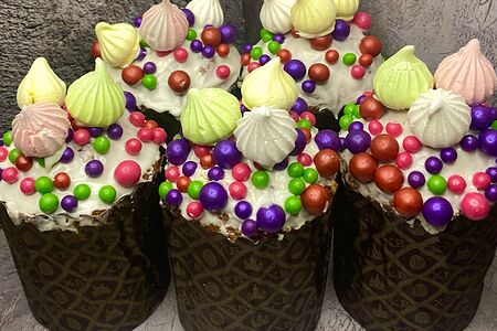 Творожный кулич