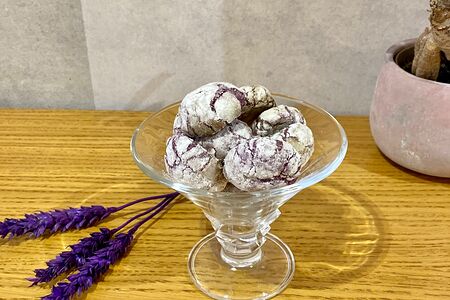 Печенье лавандовое с кокосом 