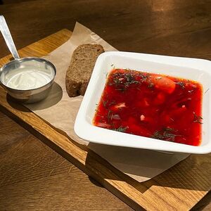 Борщ со свининой