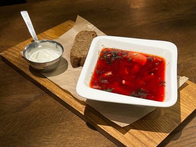 Борщ со свининой
