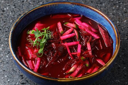 Холодный борщ веган