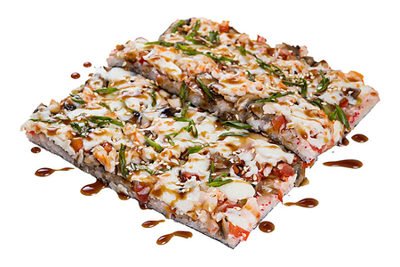 Японская пицца с курицей