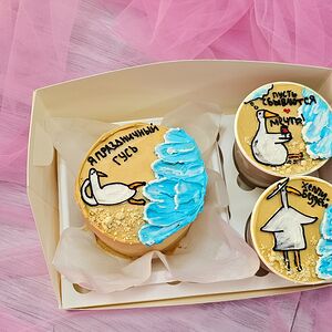 Бенто торт Море +2 трайфла 