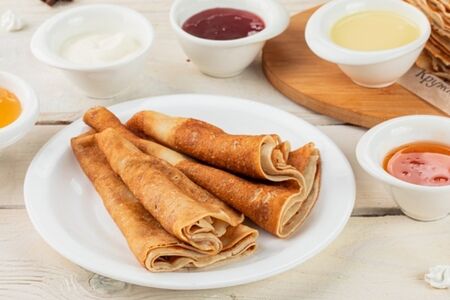 Блины со сгущенкой