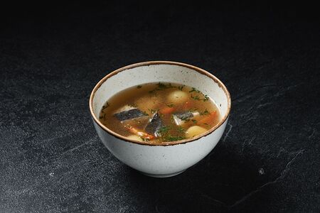 Уха с палтусом