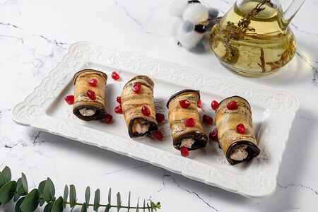 Баклажаны с ореховой начинкой