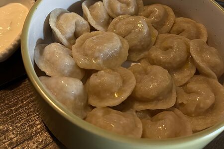 Пельмени с курицей 