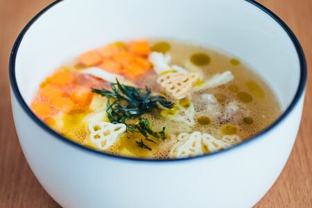 Куриный суп с макаронами