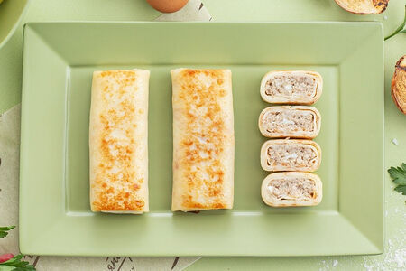 Блины с мясом 