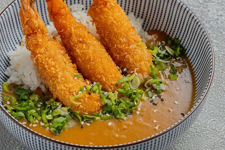 Кацу карри эби темпура