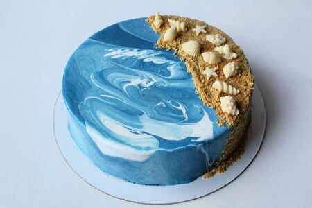 Муссовый торт Мальдивы Манго-миндаль-маракуйя