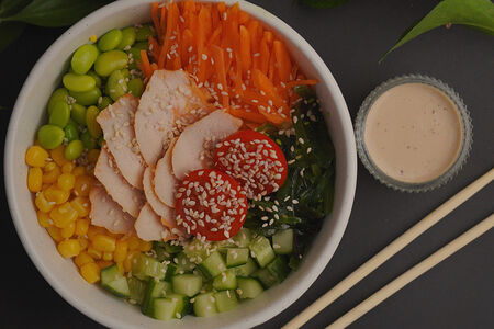 Поке с курицей