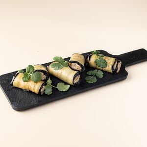 Рулетики из баклажанов