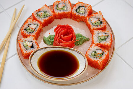 Калифорния с креветкой