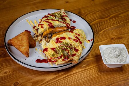 Омлет Чизбургер