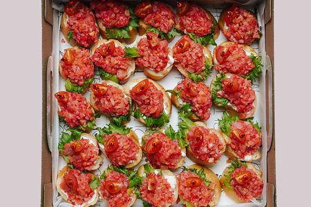 Моно сет Тартар из красной рыбы 