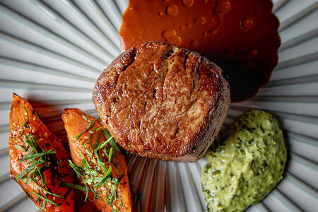 Филе миньон с бататом