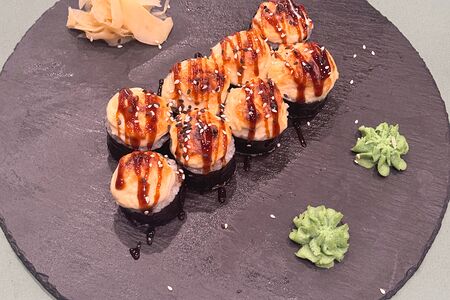 Запеченный ролл С угрём