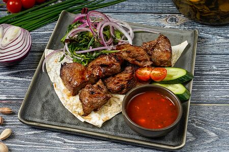 Шашлык из говяжьей мякоти