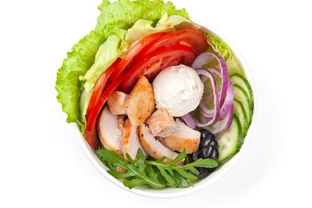 Салат Куриная грудка крем чиз
