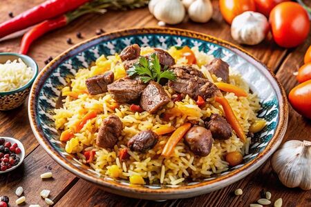 Плов с говядиной