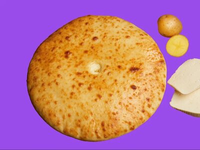 С мясом, капустой и сыром