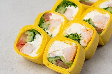 Тортилья с курицей 