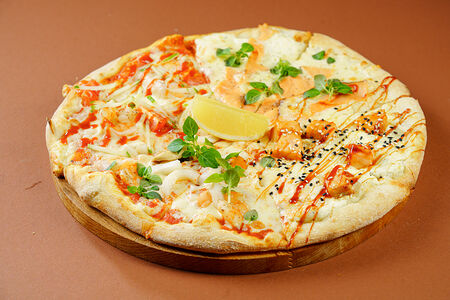 Пицца Морское ассорти х