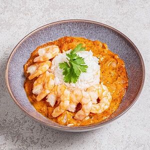 Красный карри с креветкой