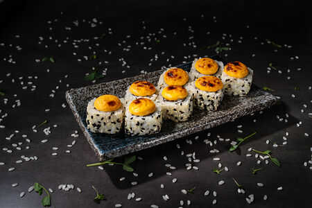 Гриль-ролл с мидиями