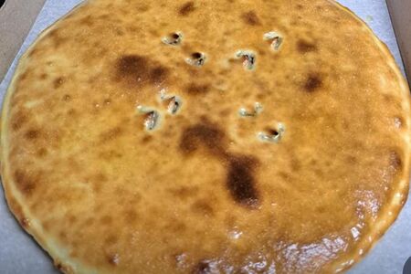 Пирог с картофелем и грибами постный