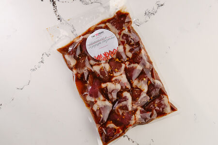 Шашлык из сердец индейки в фирменном маринаде 