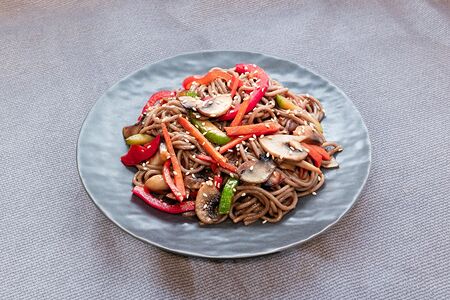 Соба с овощами