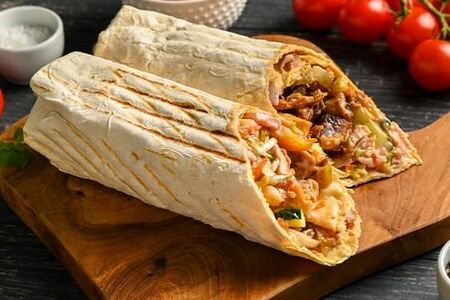 Шаурма зимняя со свининой