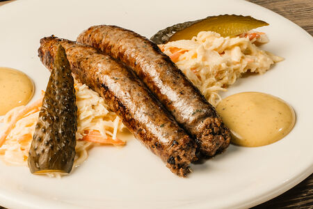 Сосиски из мраморной говядины