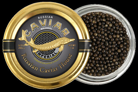 Черная осетровая икра Imperial