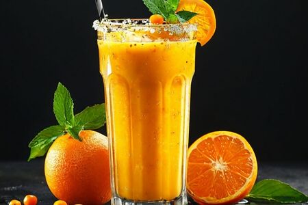 Смузи Апельсин-облепиха