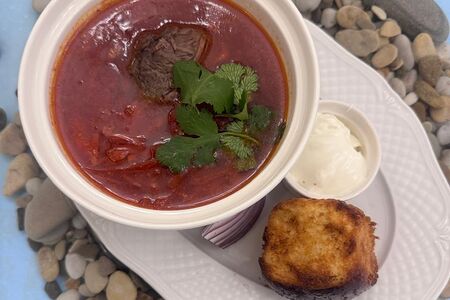 Сибирский борщ с говядиной