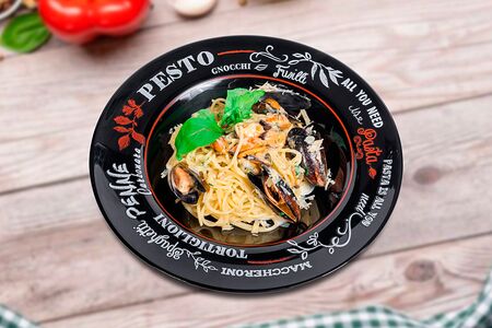 Паста с мидиями