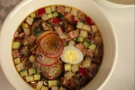 Окрошка на квасе