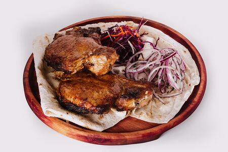 Шашлык из свиной шеи 