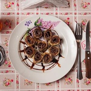 Ролл с шоколадом