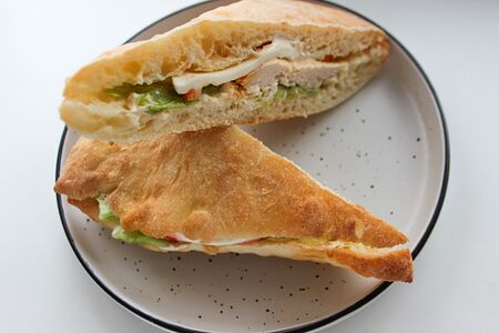 Чиабатта с курицей