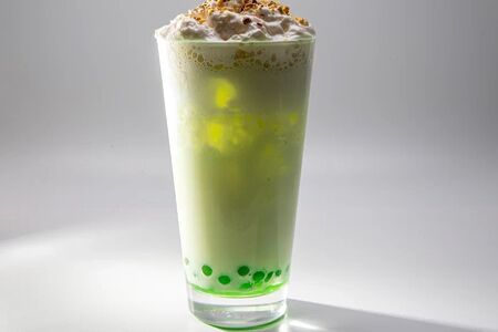 Милк бабл ти фисташковая дыня