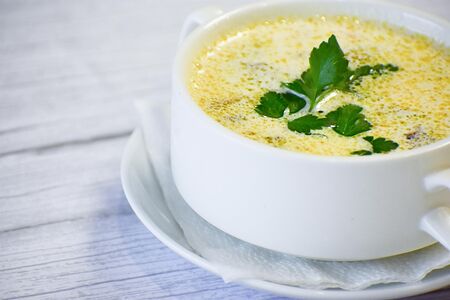 Суп грибной