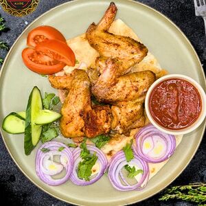 Шашлык из куриных крылышек 