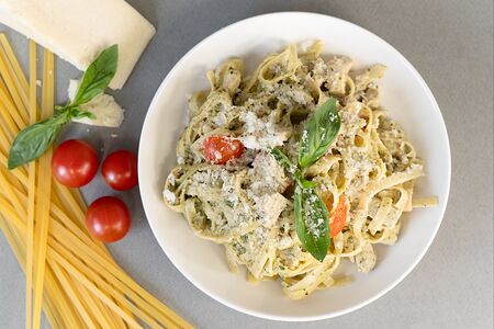 Паста Курица-песто